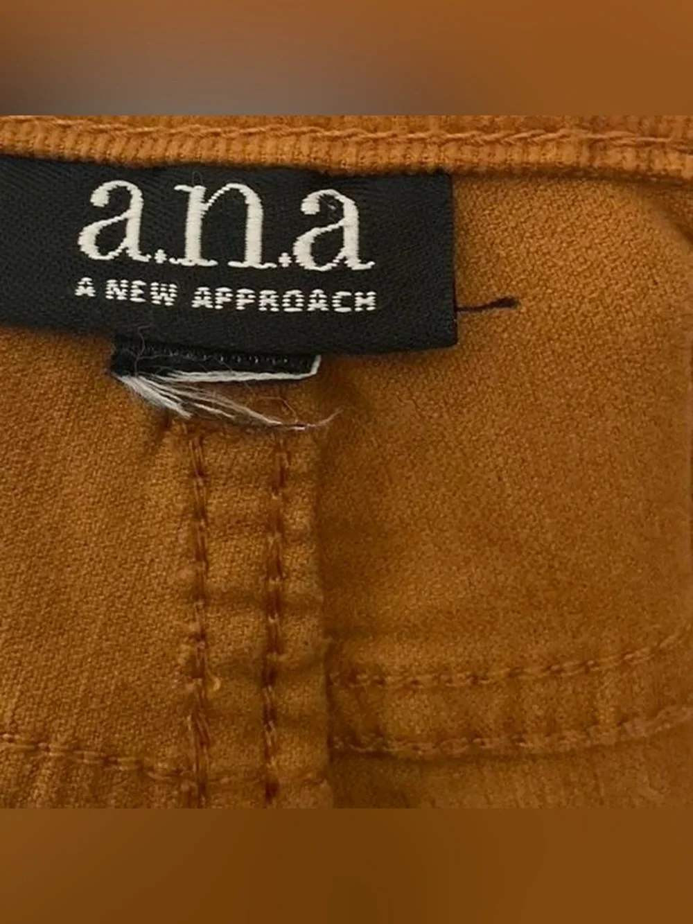 A.N.A mustard corduroy pants with a relaxed fit 16
